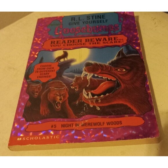 R.L. Stine's Give Yourself Goosebumps #5 Night In Werewolf Woods Preowned - Picture 5 of 7